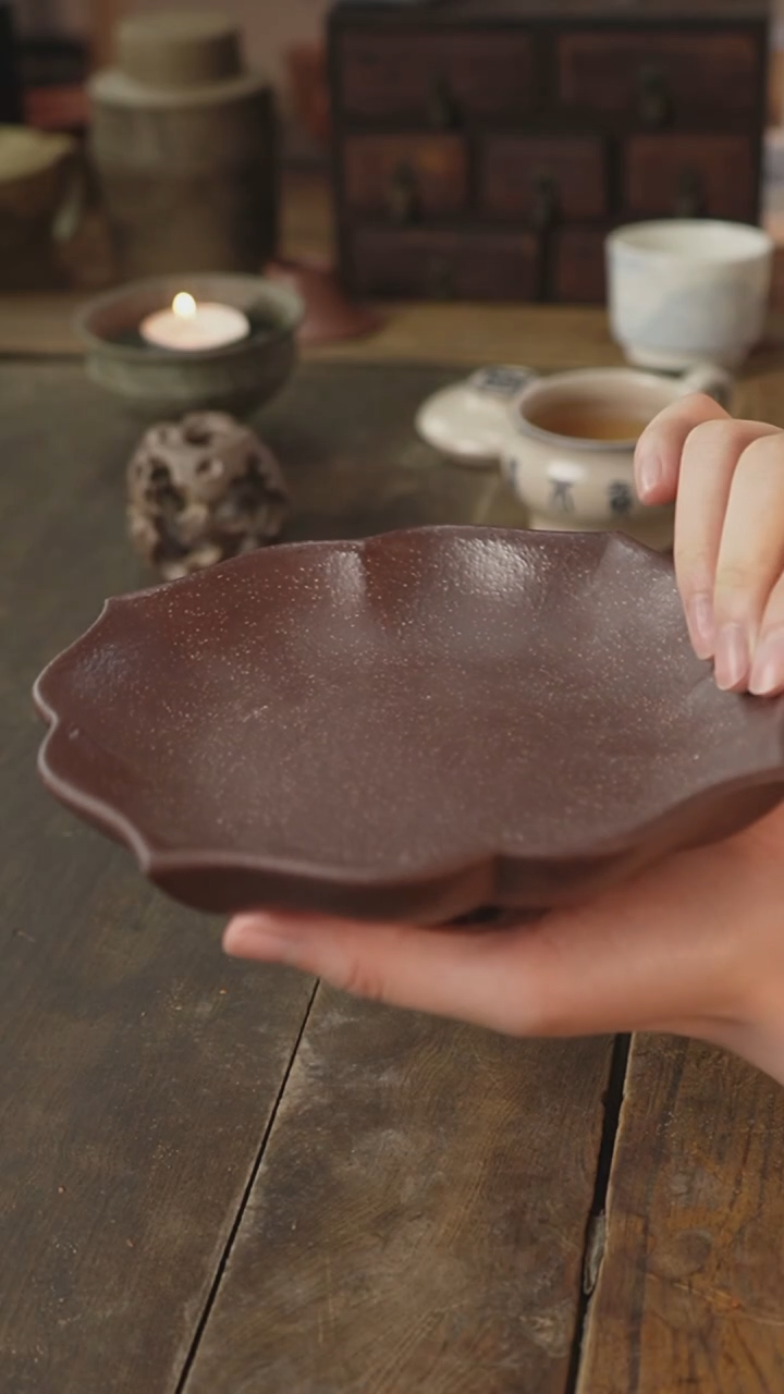 【闪购商品】紫砂茶杯紫砂壶承