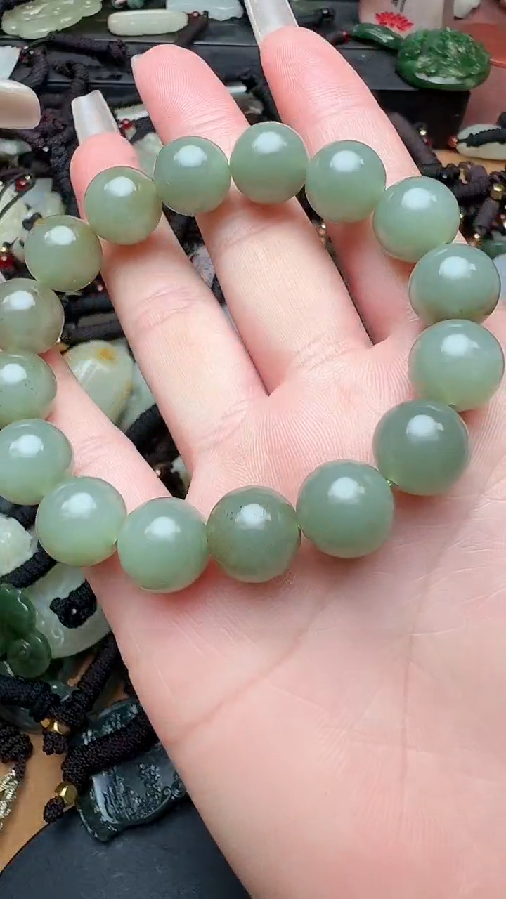 【闪购商品】和田玉手串未镶嵌1多样性发一卡12