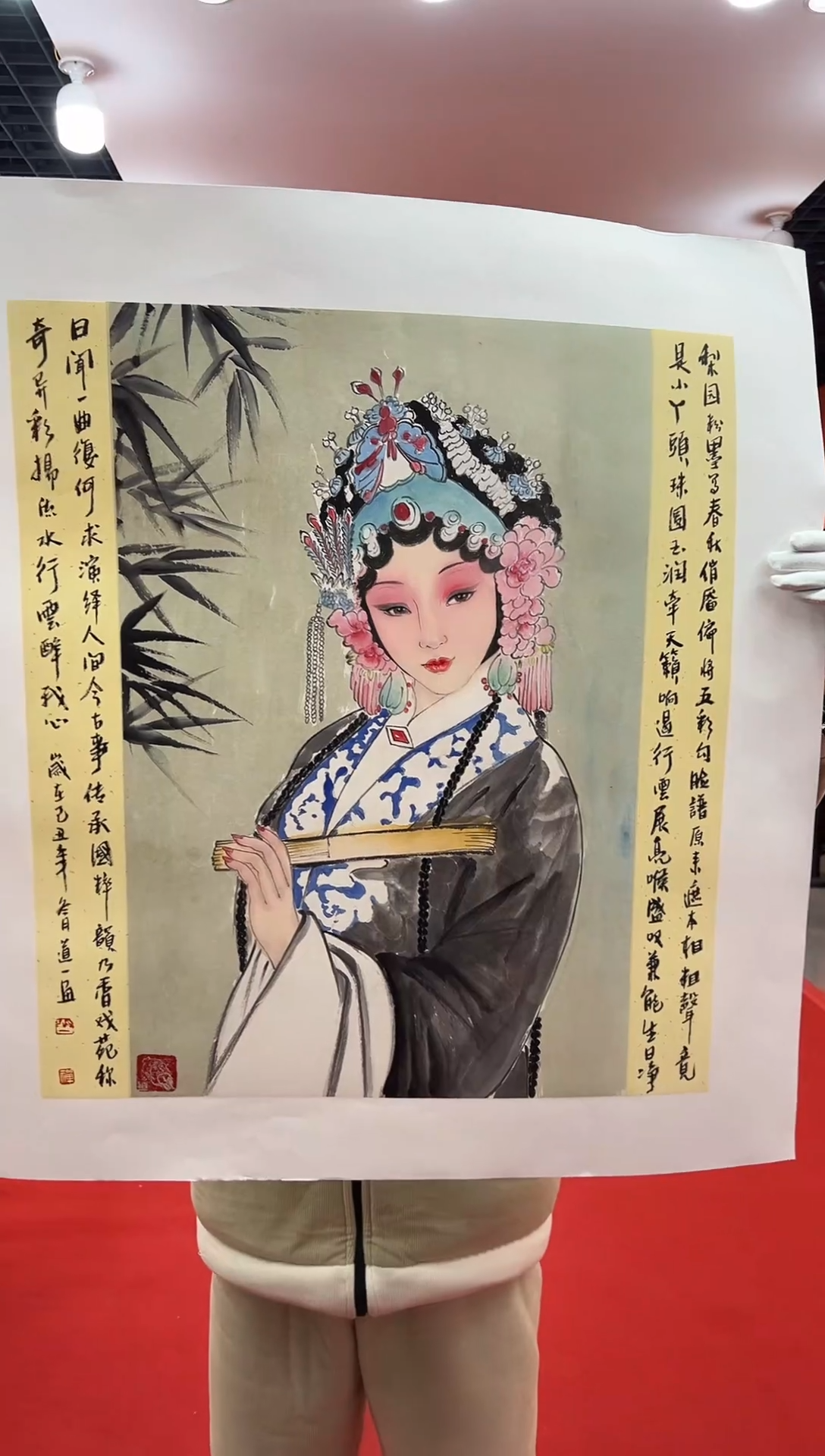 【闪购商品】国画道一老师亲笔绘画作品A35