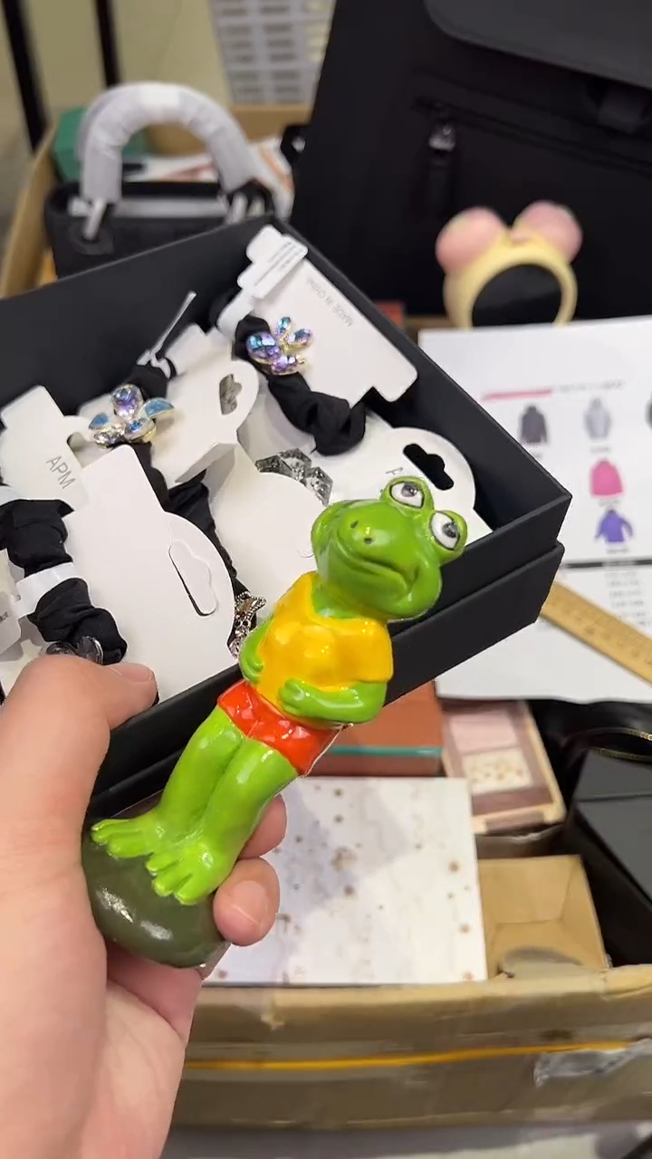 瓷片轻奢闪钻发圈6件套..