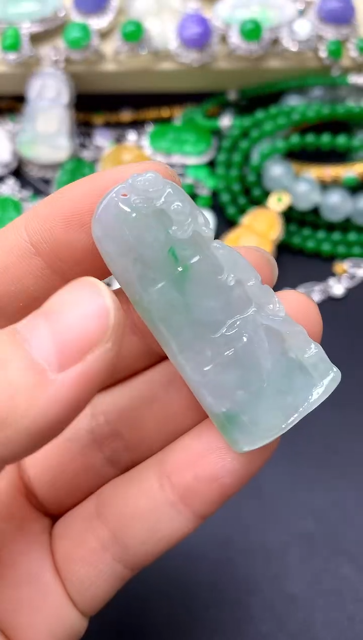 颈饰未镶嵌翡翠109-中国好珍宝