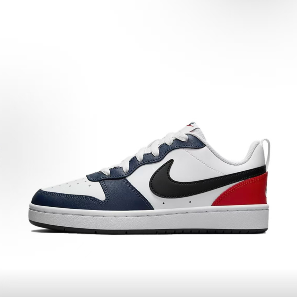 NIKE/耐克女款黑白红Nike Court Borough LOW2舒适柔软DO7446-101