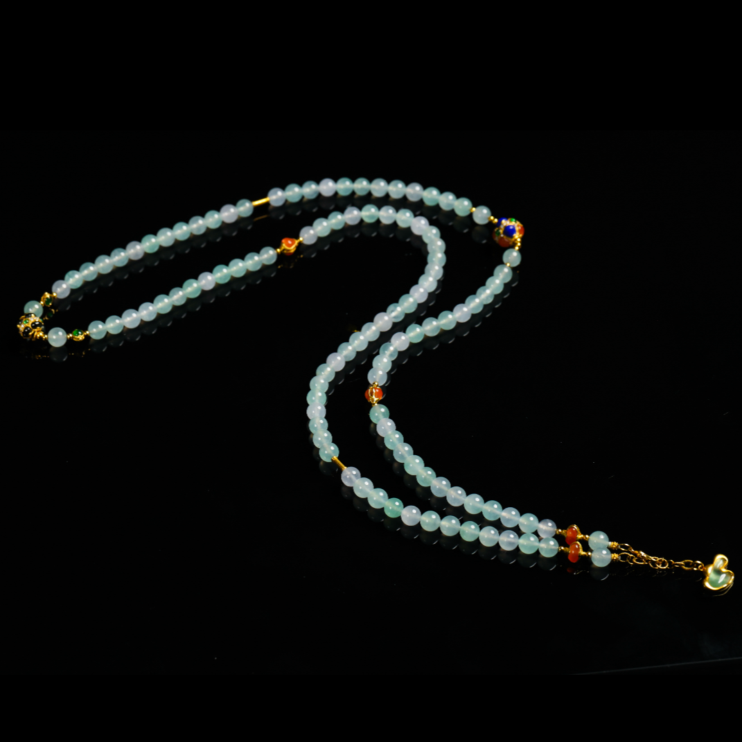 【庄家】贵气翡翠珠串