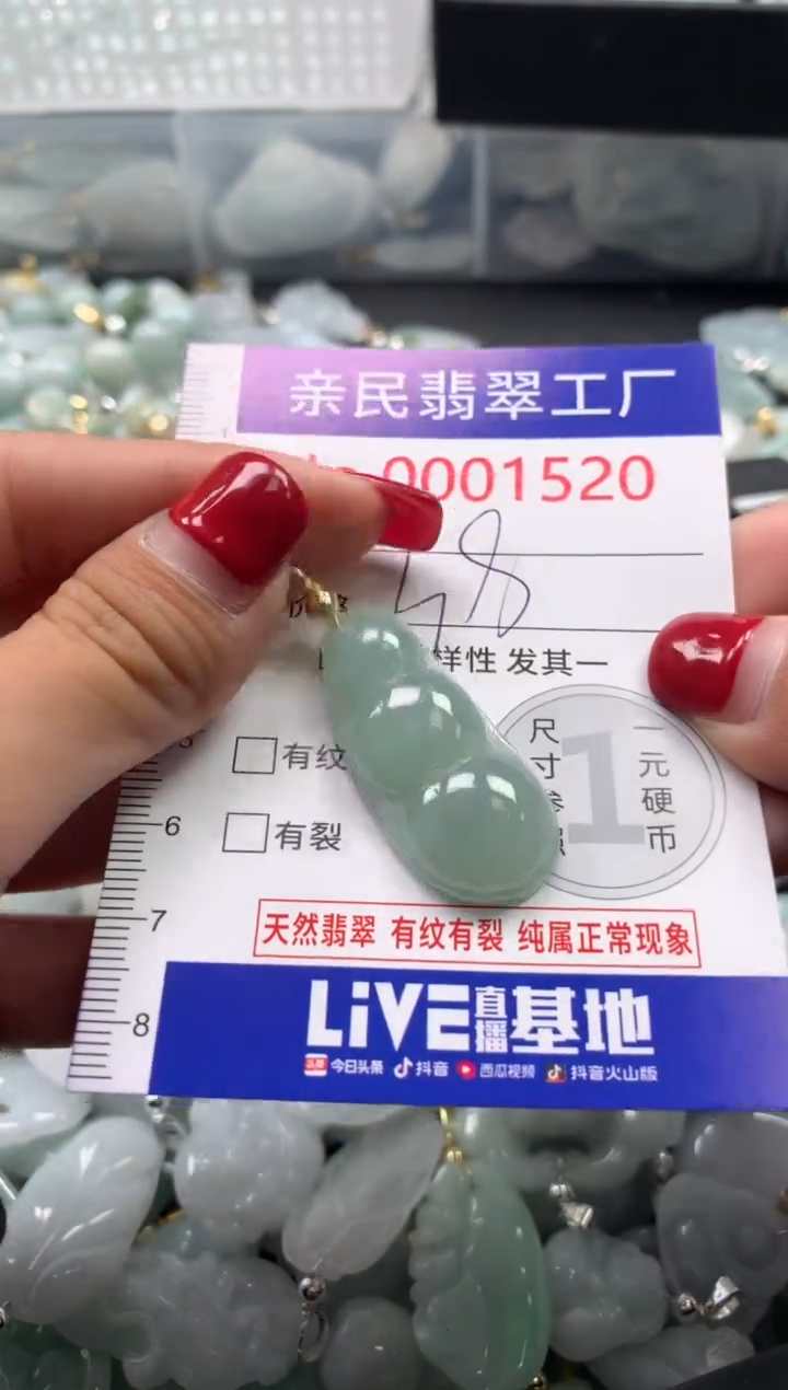 吊坠(不含链)未镶嵌翡翠1520