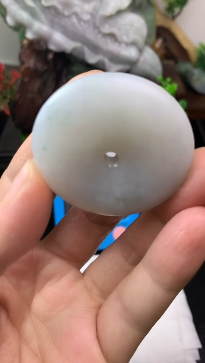 颈饰未镶嵌翡翠海**空平安扣