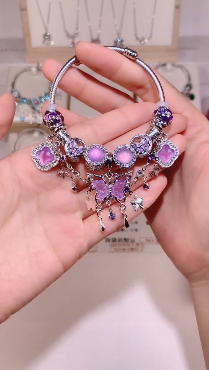 无铜合金紫色设计重工款，库存1~