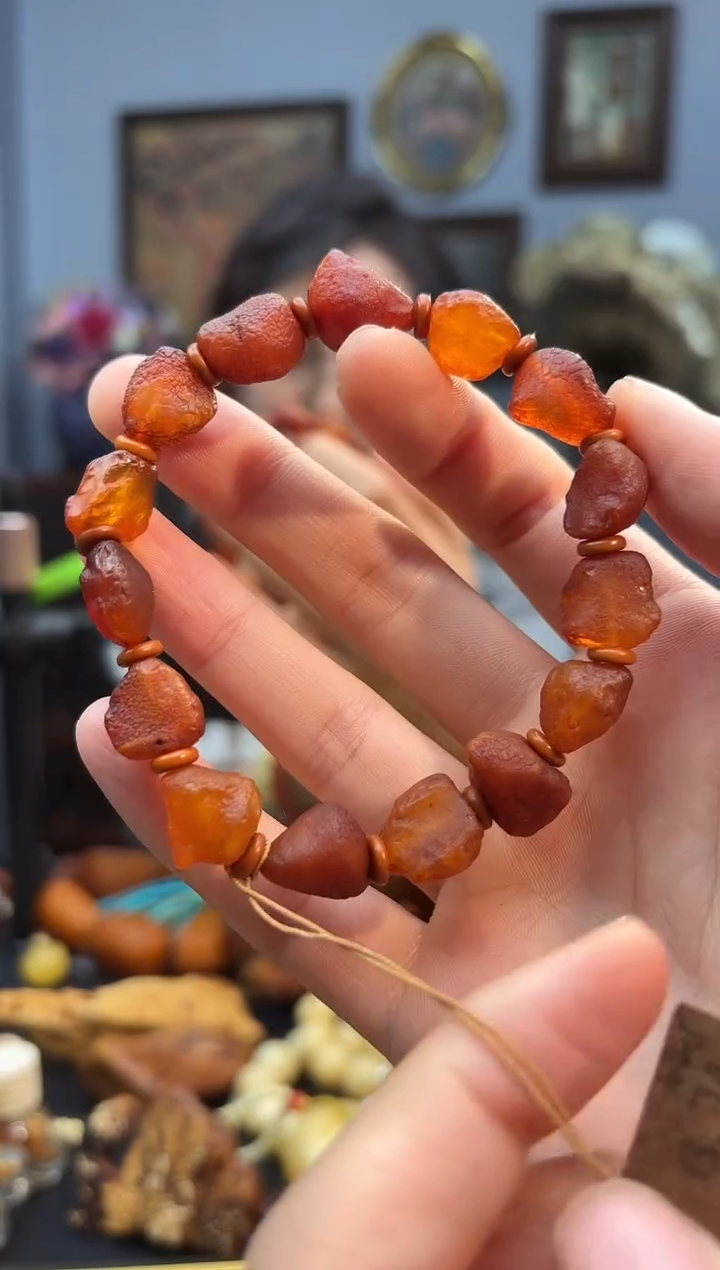 手串琥珀未镶嵌手串