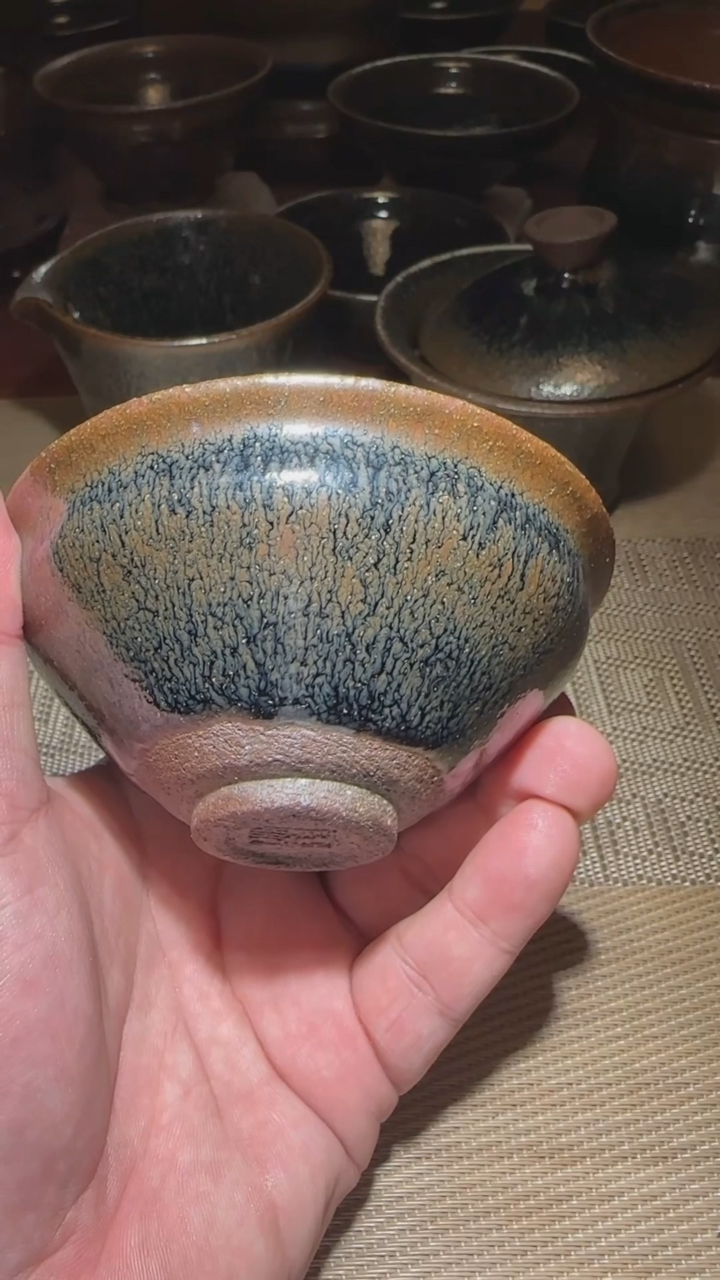 【闪购商品】茶盏通天龙窑柴烧建盏