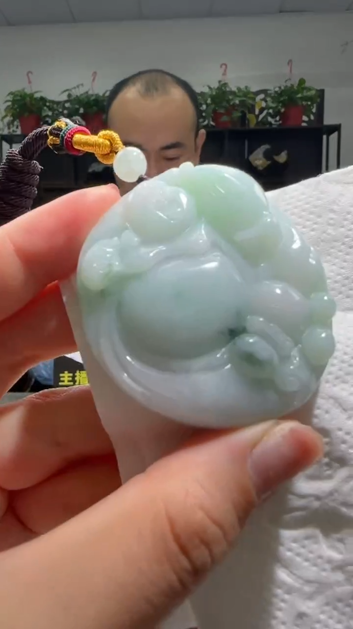 【闪购商品】翡翠颈饰未镶嵌天然翡翠A货吊坠