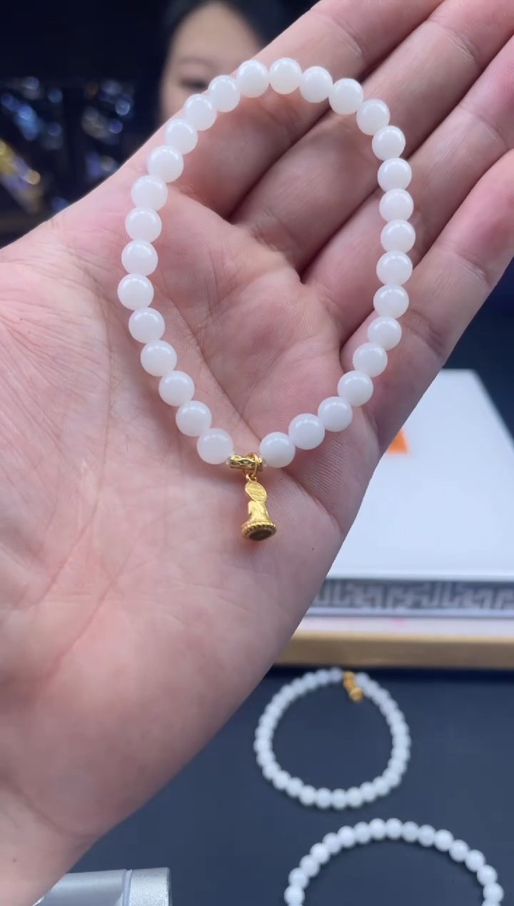 未镶嵌手串和田玉-100811