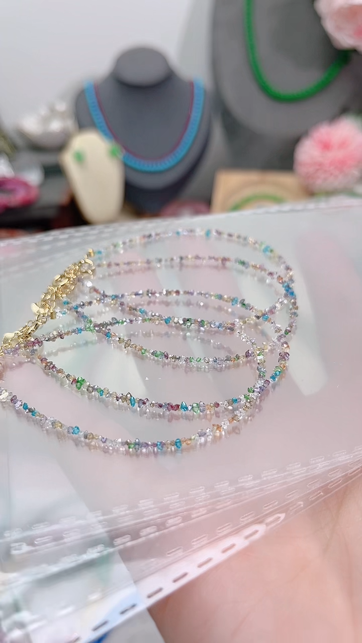 银S925镶嵌手链钻石彩99