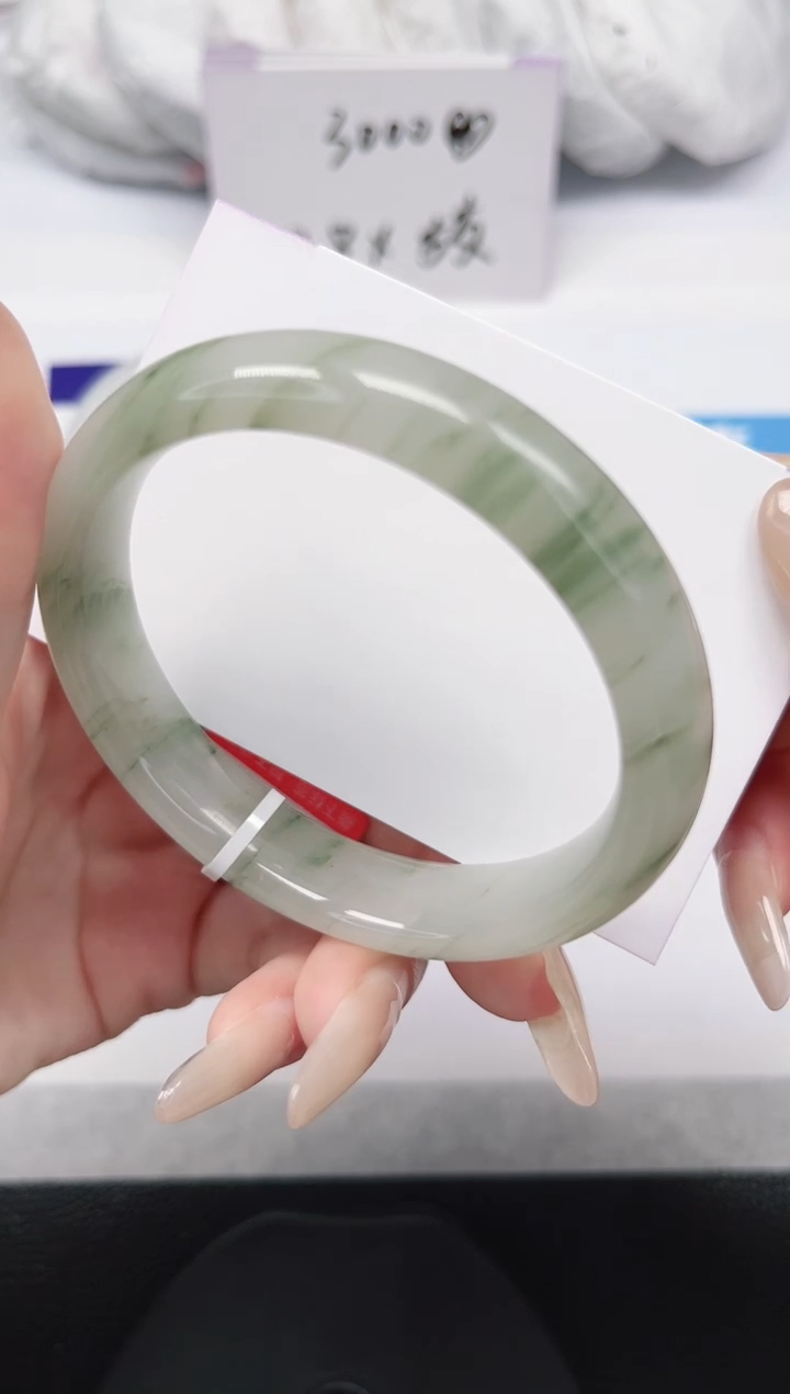 未镶嵌手镯石英岩玉28-58.2