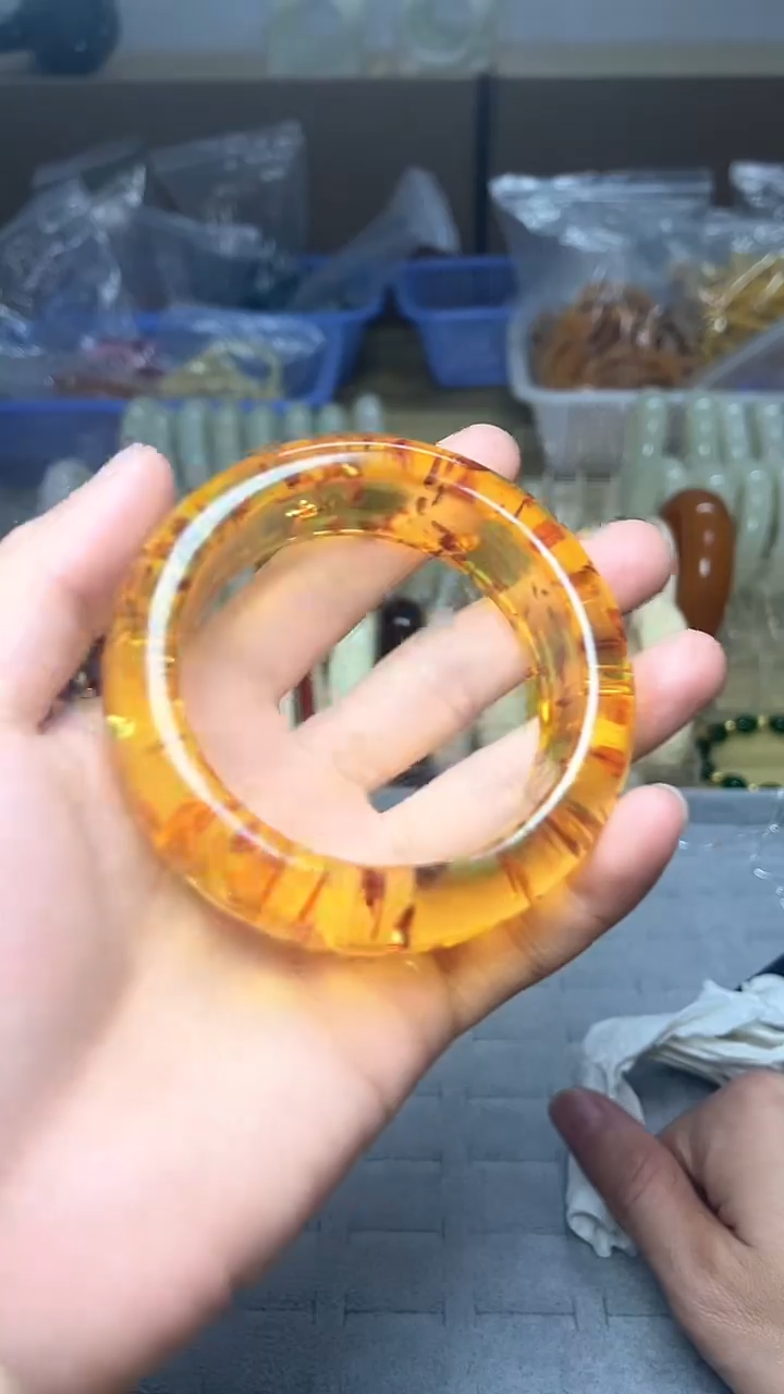 【闪购商品】查罗石手镯（开口镯）合金手镯