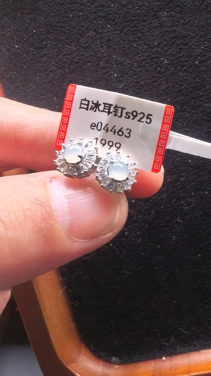 未镶嵌翡翠耳饰e04463-耳钉