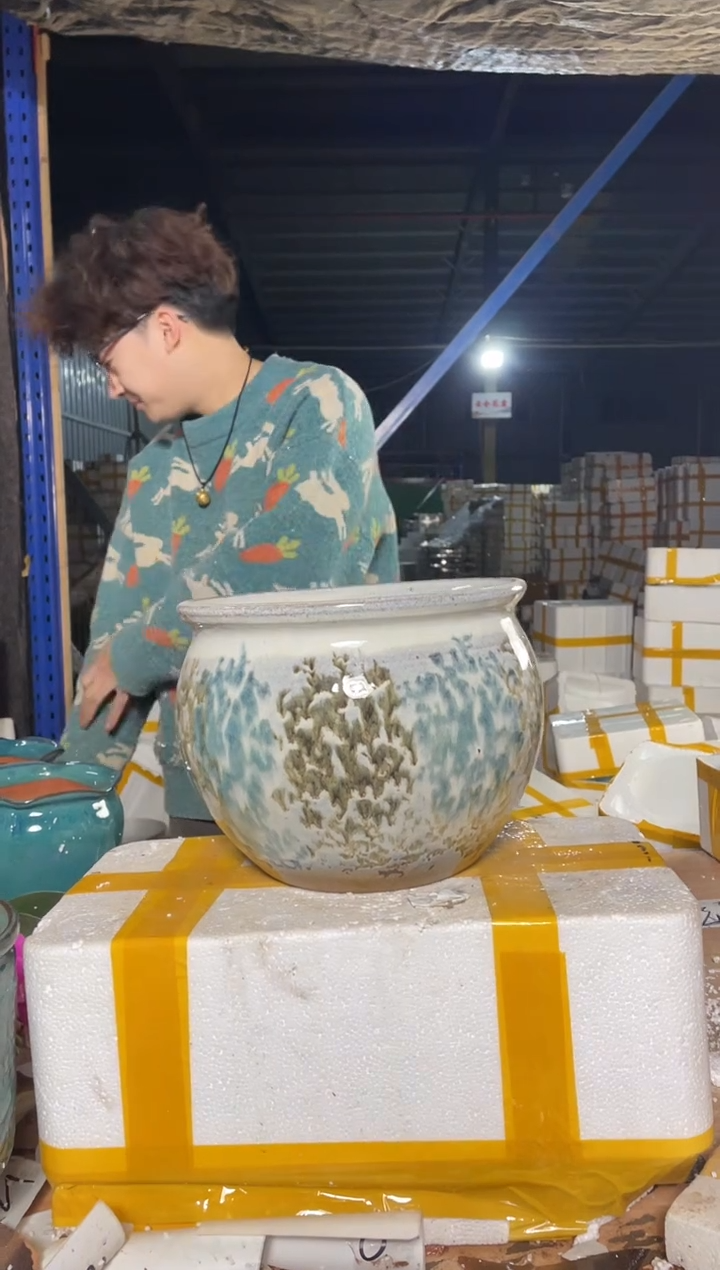 紫砂花盆宜兴紫砂粗陶花盆25-26