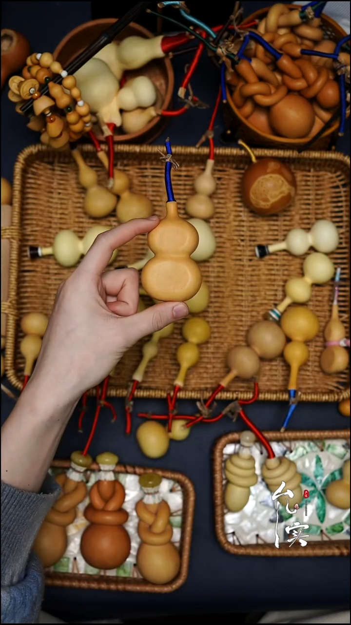 陈*鹤文玩葫芦手把件八宝扁