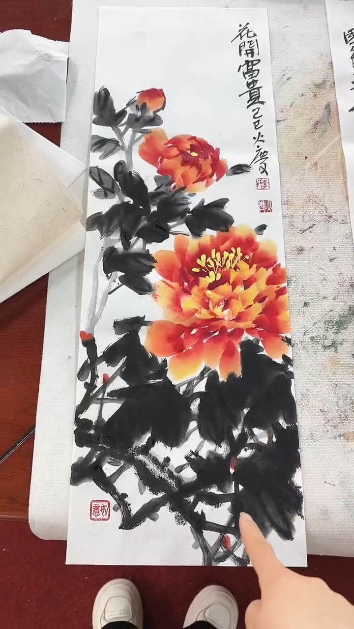 国画李火庆/国画/花鸟
