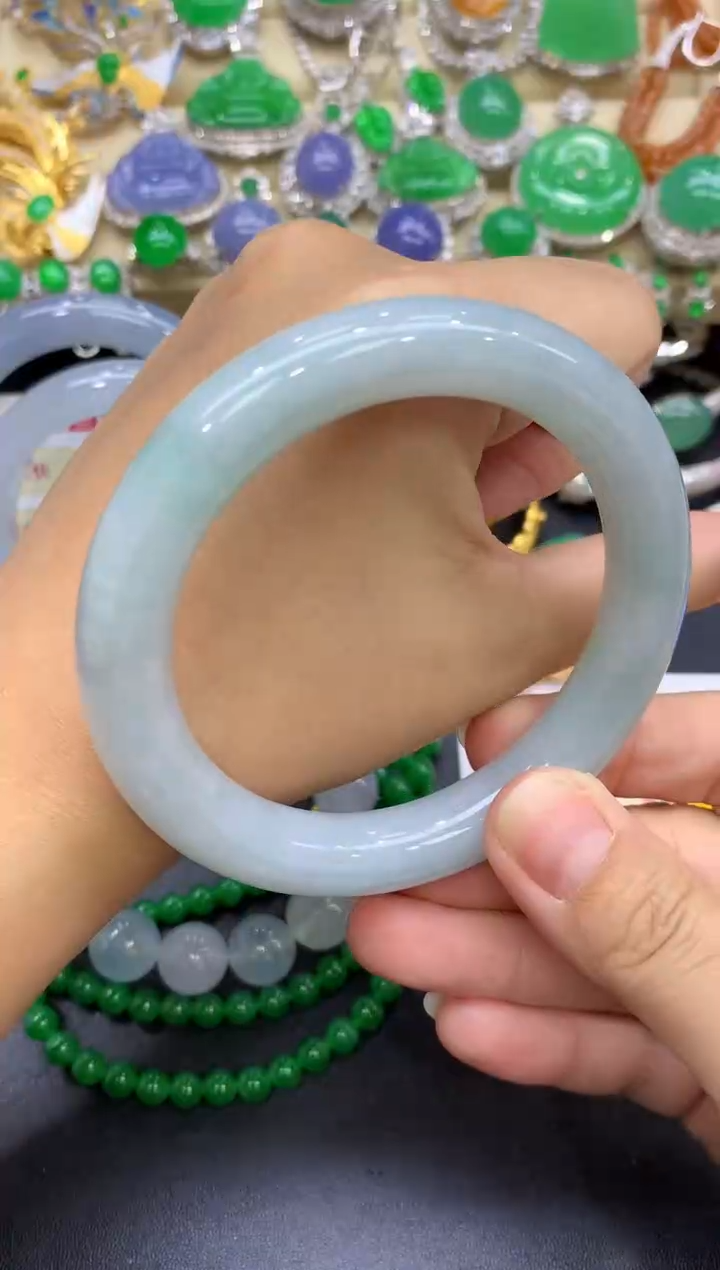 未镶嵌手镯翡翠398-中国好珍宝