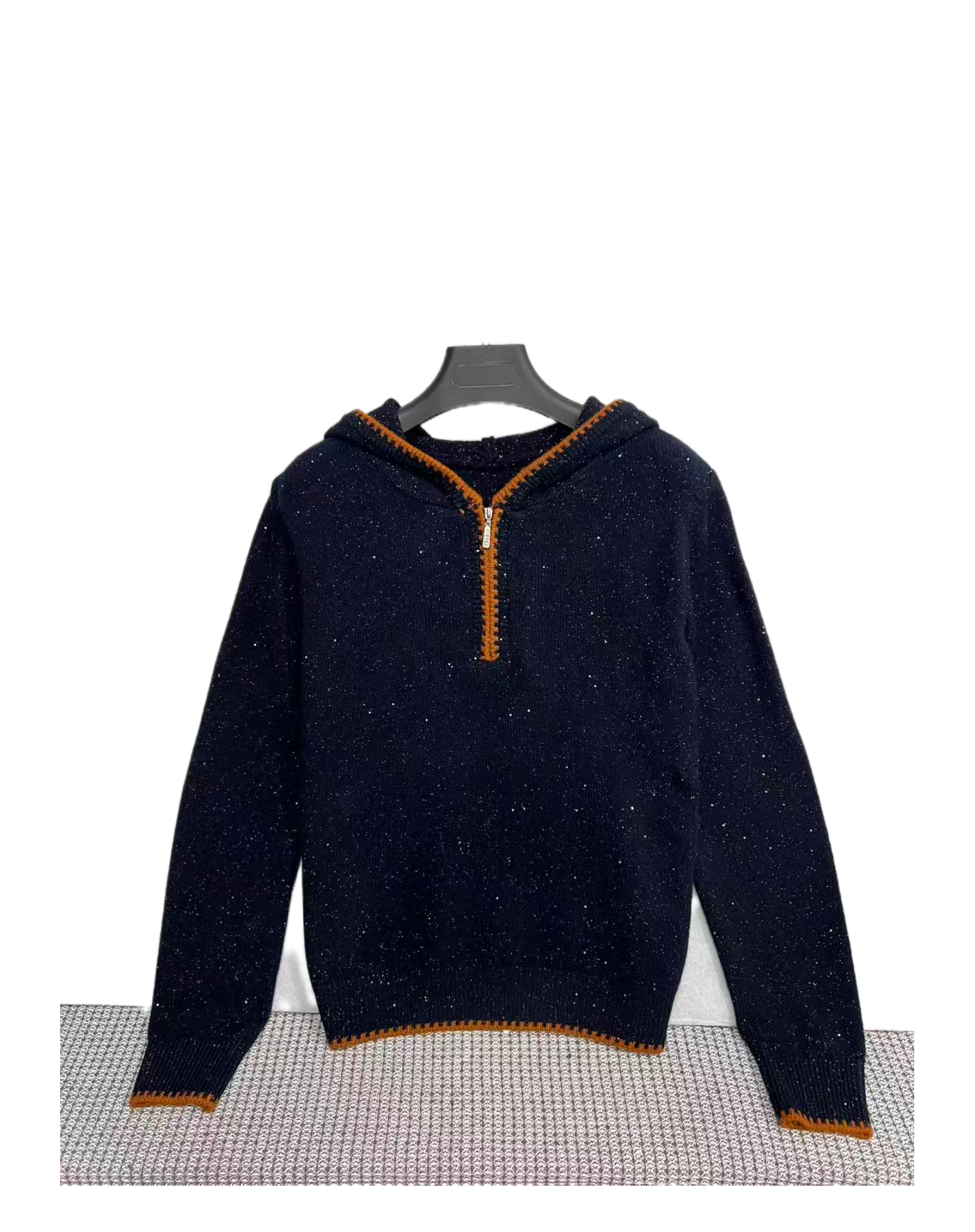 C  53115  半拉链  气质  高级感  百搭  舒适  毛针织衫