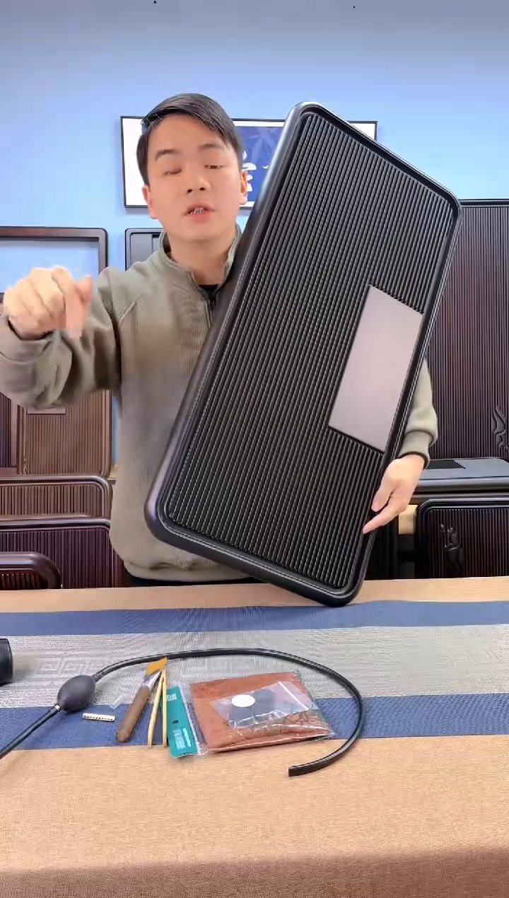 【闪购商品】凌龙黄色款式茶盘70*32