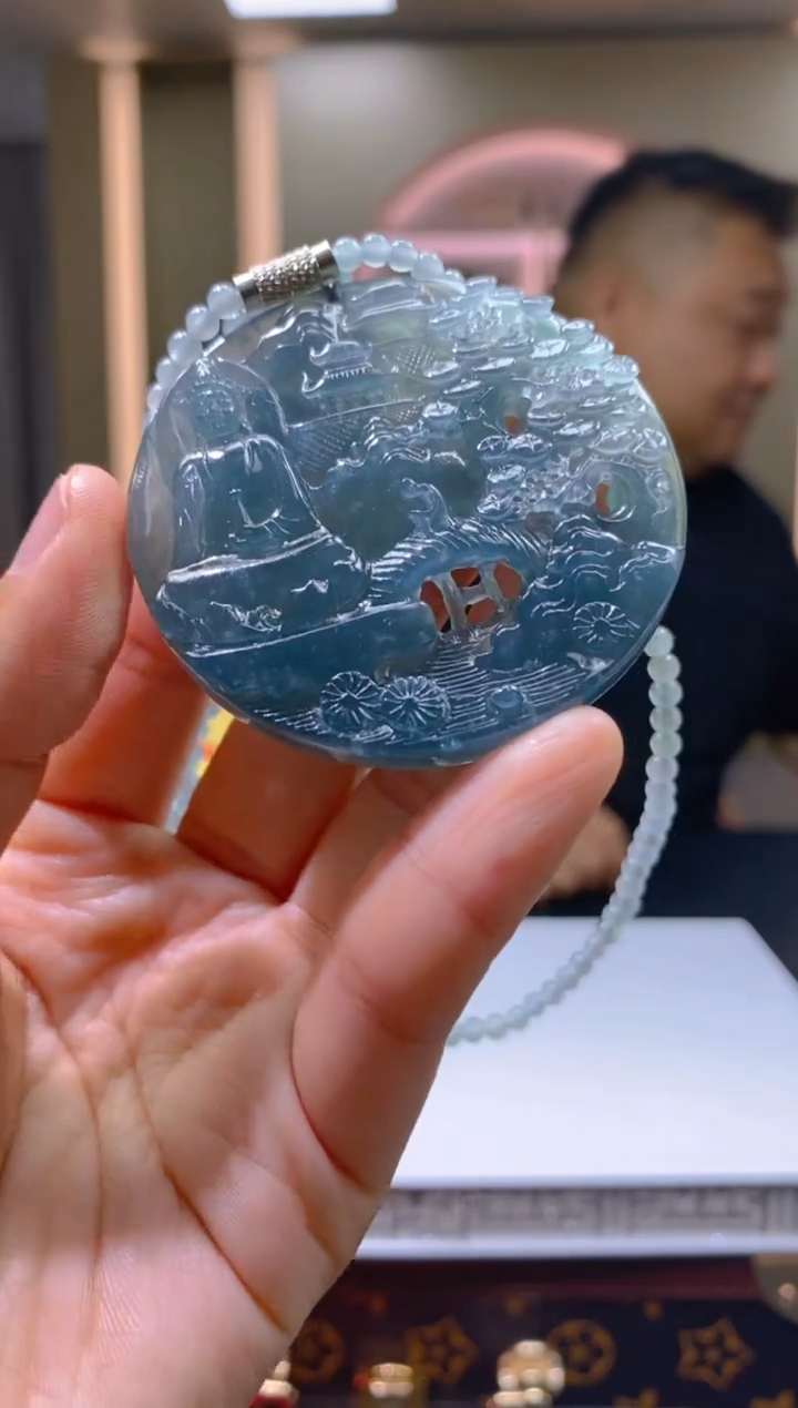 定制翡翠未镶嵌XM翡翠毛货DP-37