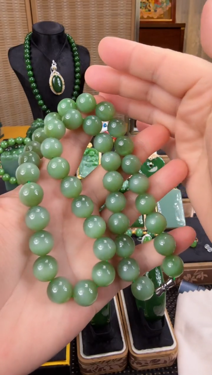 【闪购商品】和田玉（碧玉）项链未镶嵌 