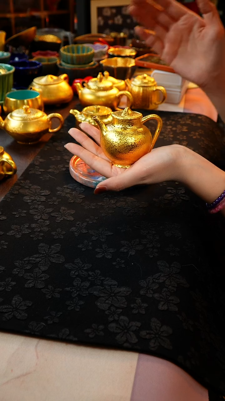 茶杯紫砂【宜景窑系列】金壶