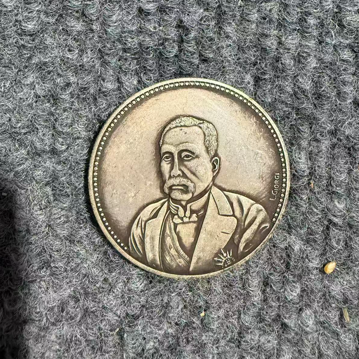 1046【沧海居】精选手工复制仿古铜银复古纪念工艺摆件