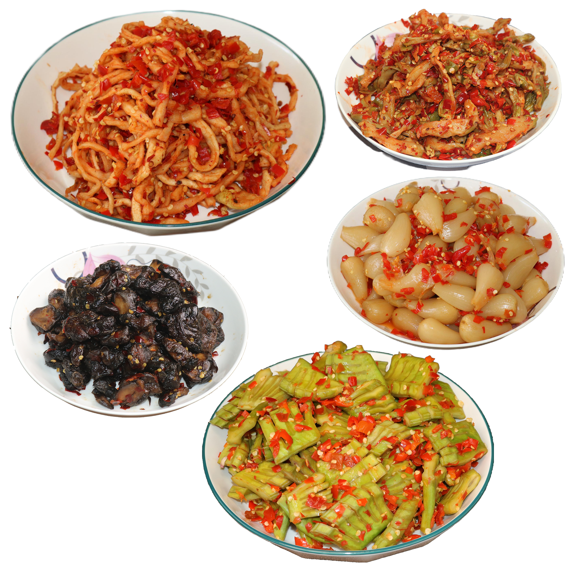 湖南酸辣荞头洋姜萝卜洋姜刀豆泡菜即食新鲜香辣开胃下饭菜