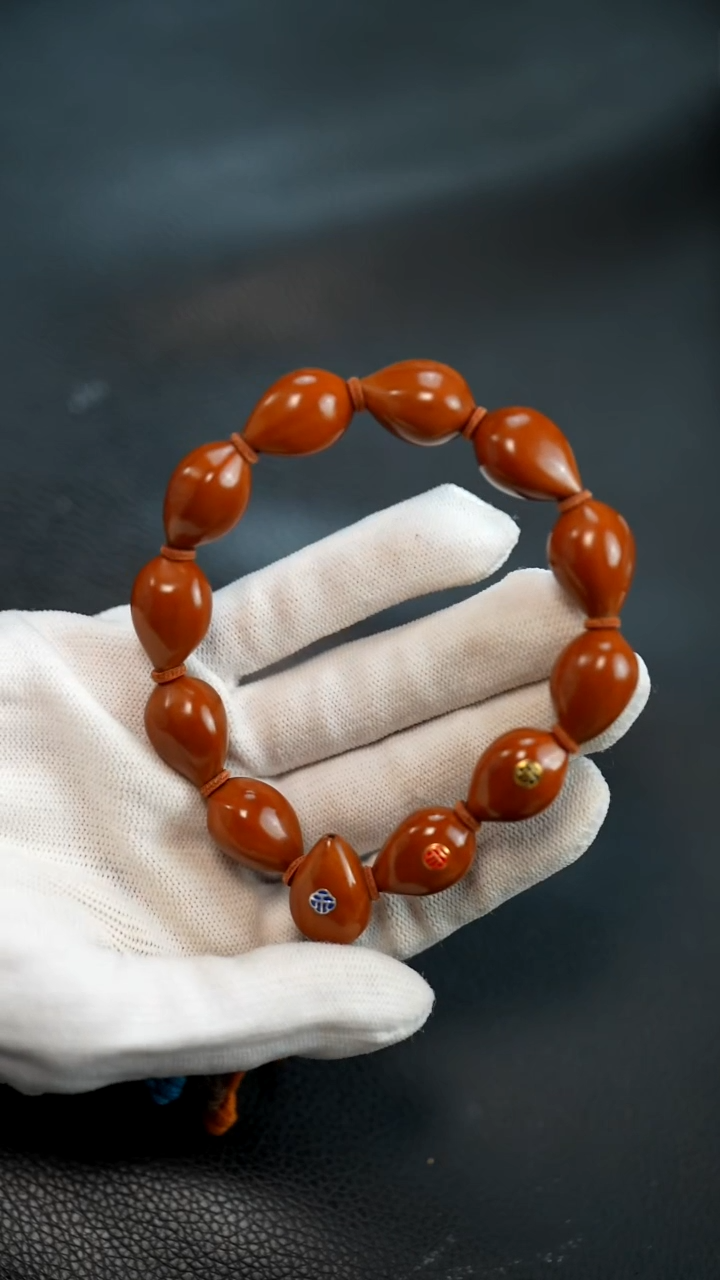 手串/手链橄榄核沐光--1.5精抛老油核三标款