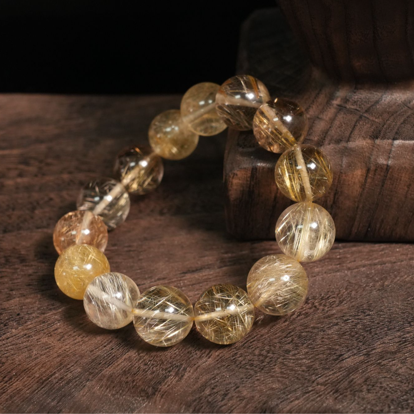 【月楹】金发晶手串·DM0025DEC9944G009