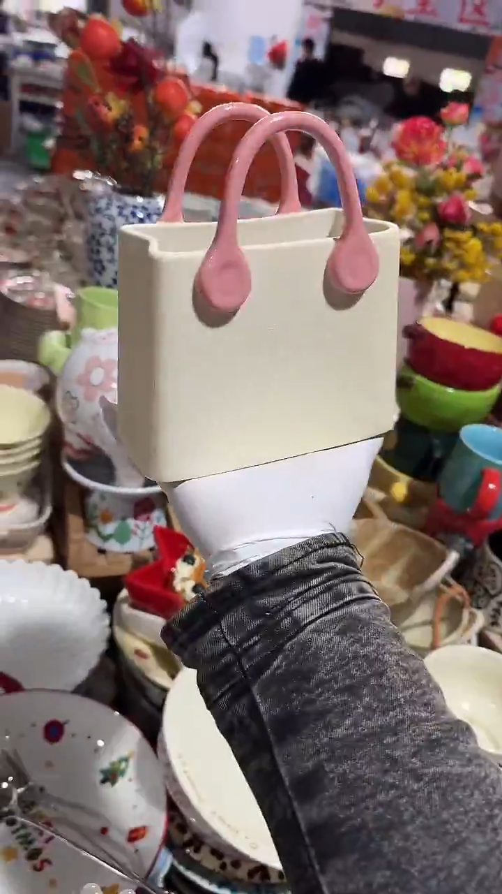 陶瓷手提 微瑕凑满20元包邮