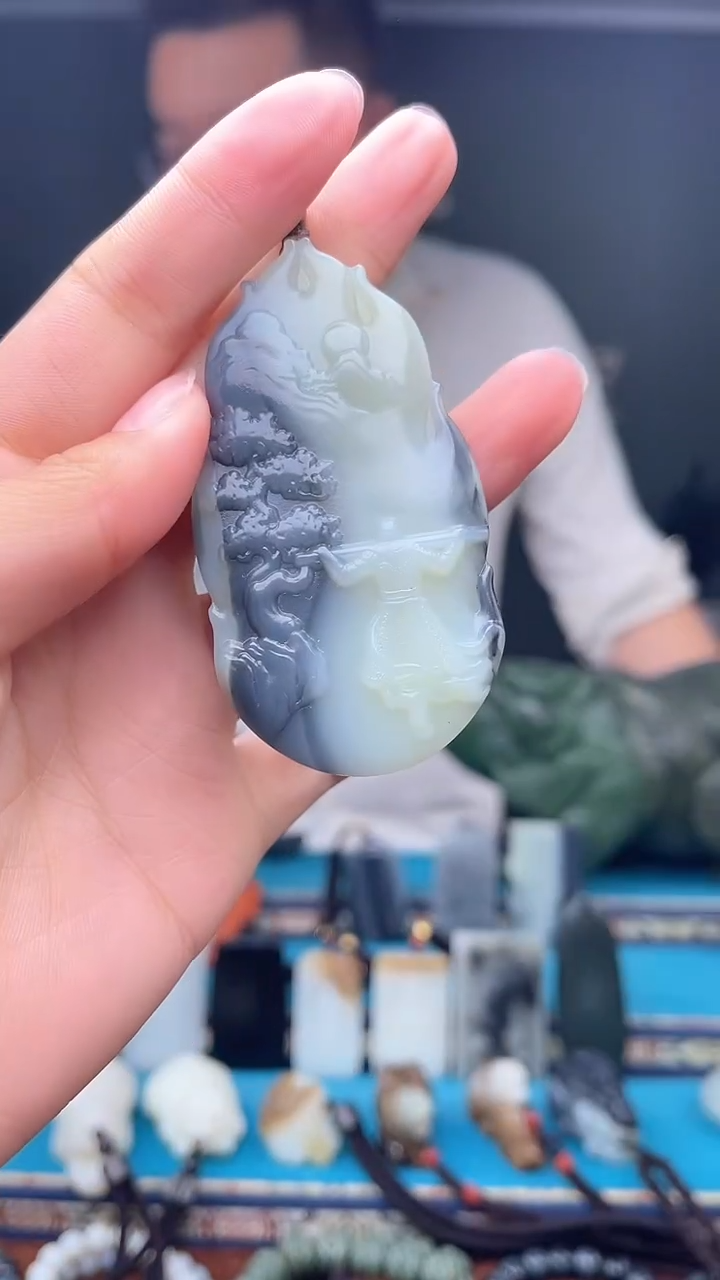 未镶嵌和田玉挂件1