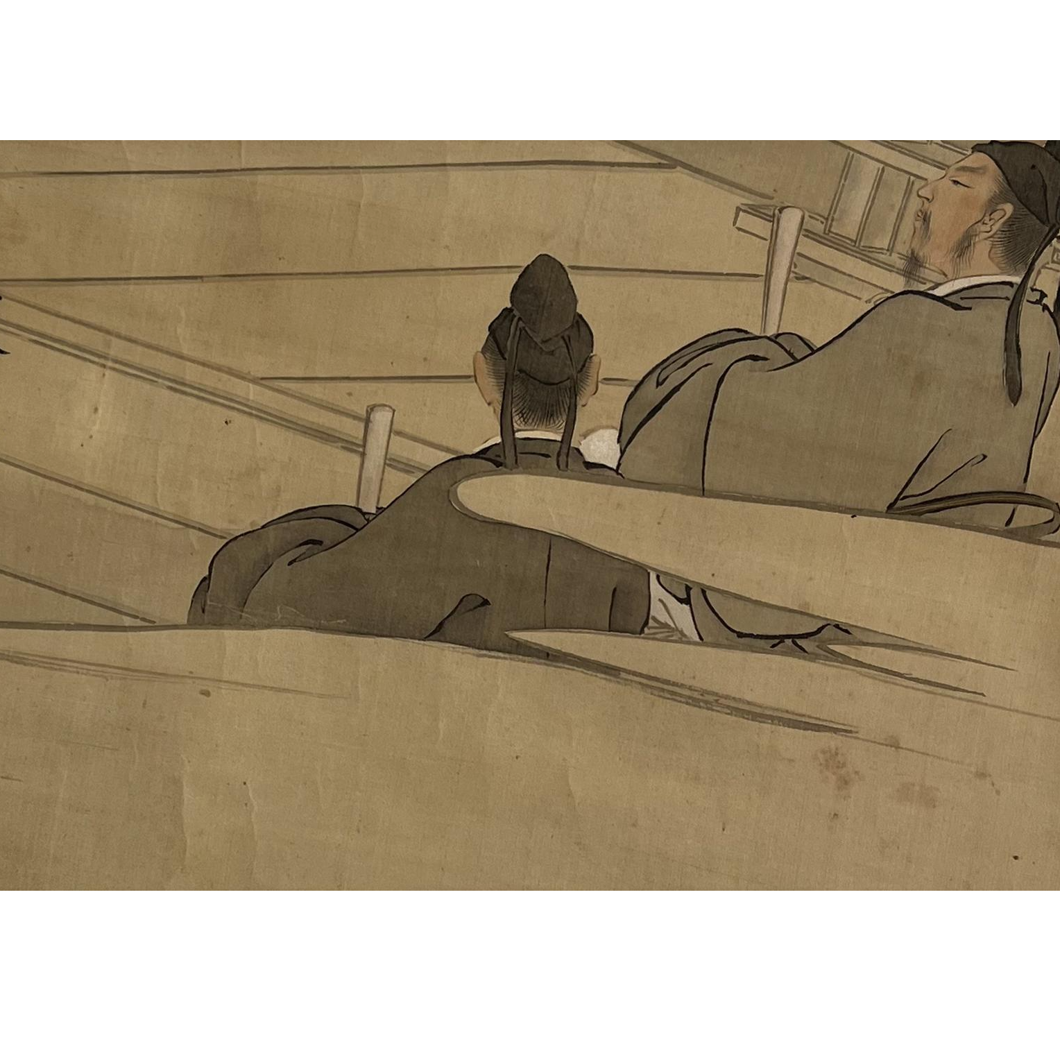 【辽拍】V240204-1-34《画稿》（0.8平尺)  绢本镜片 ws21