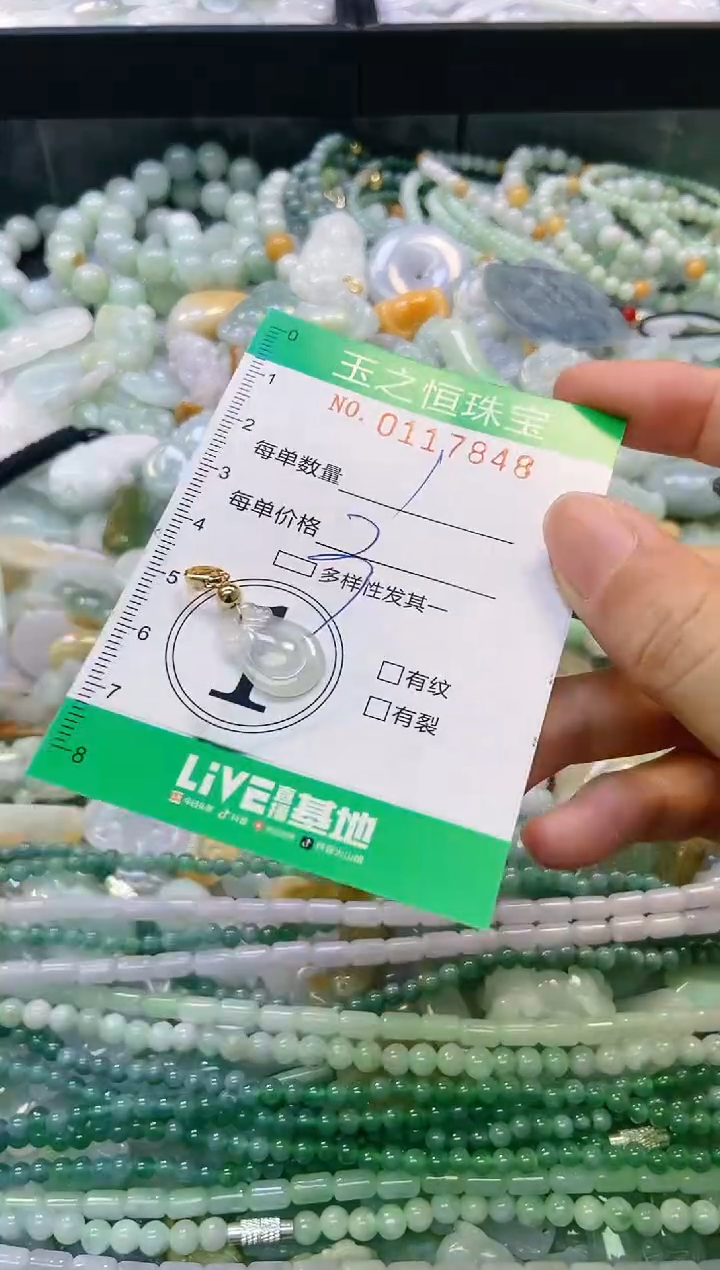 翡翠未镶嵌颈饰闪购0117848