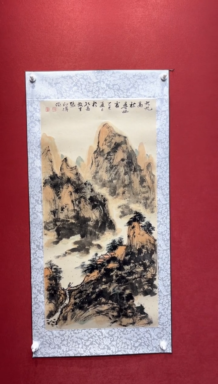 国画老师现场创作  32