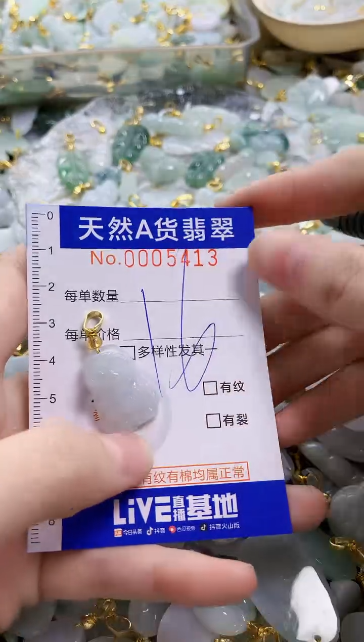 颈饰未镶嵌翡翠天然A货翡翠