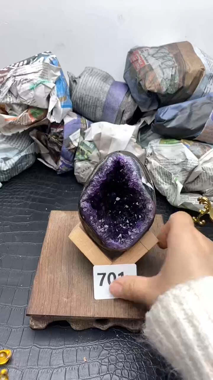 【闪购商品】紫晶1未镶嵌701号摆件