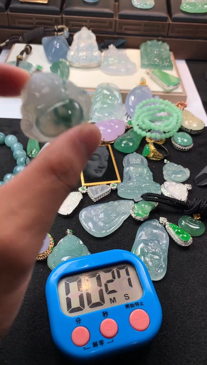 未镶嵌定制翡翠浅***～  S毛货不退不换