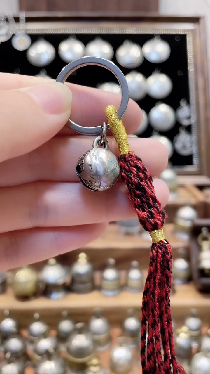 无钛钢无非金属桃*木罗斯福白铜铃铛