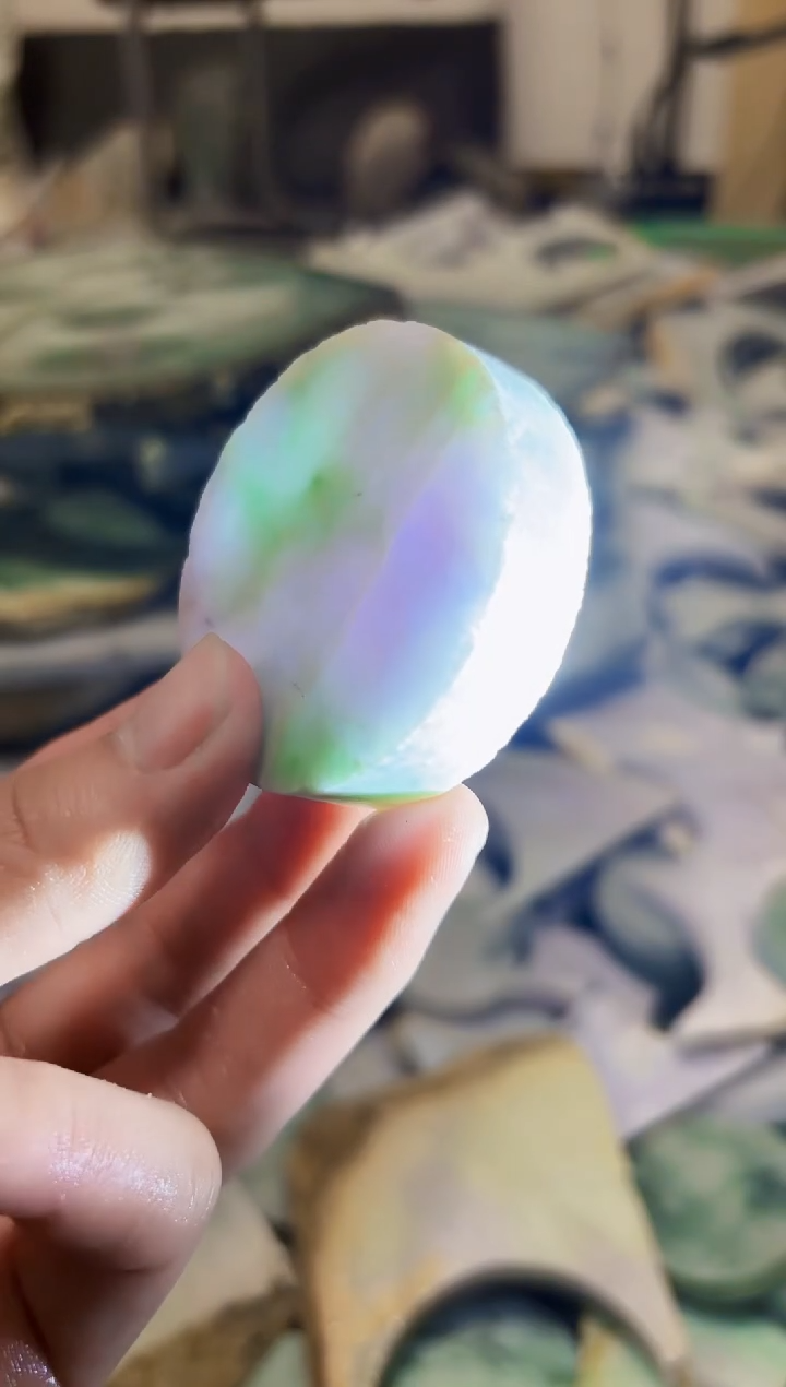 【闪购商品】翡翠颈饰未镶嵌A货白文1311