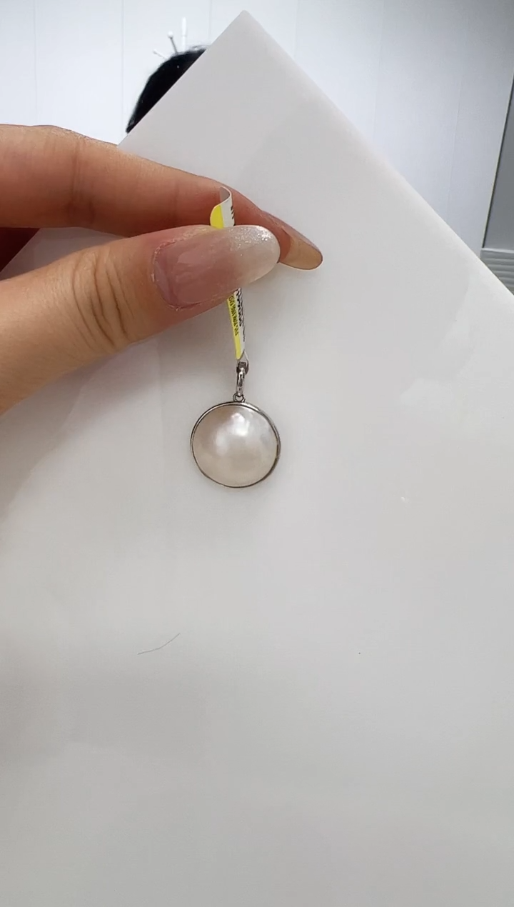 【闪购商品】拼合珍珠（马贝珠）DA银S925镶嵌gh024 马贝吊坠 