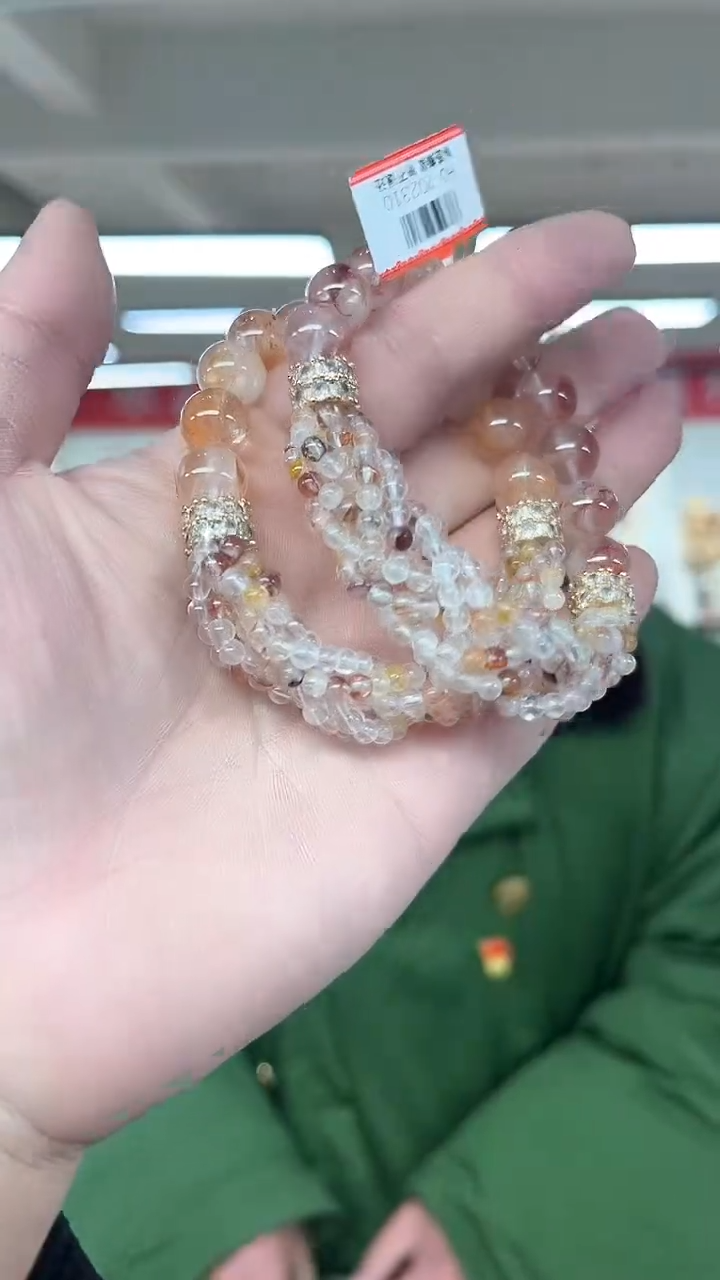 【闪购商品】水晶手链未镶嵌天然DIY手串多样性发一10mm