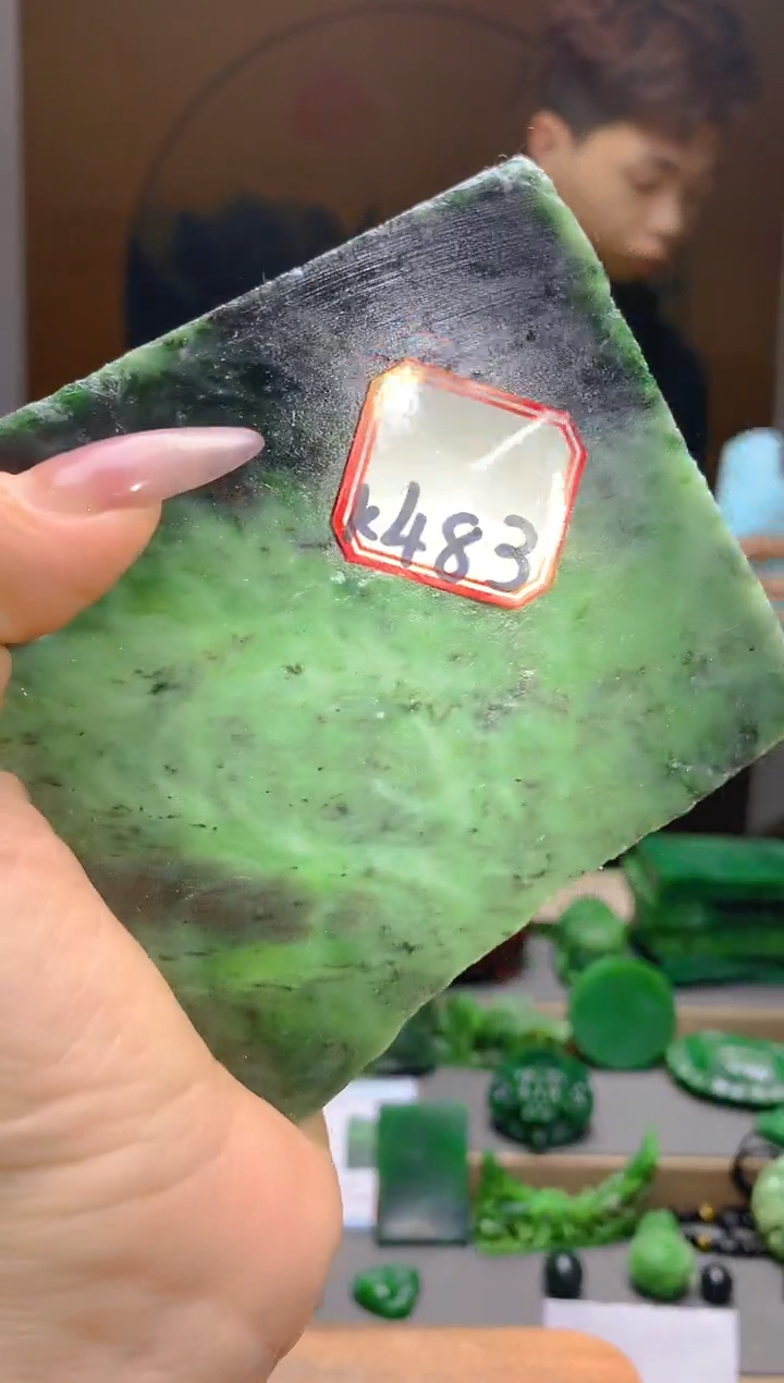 【闪购商品】和田玉（碧玉）珠宝半成品未镶嵌1