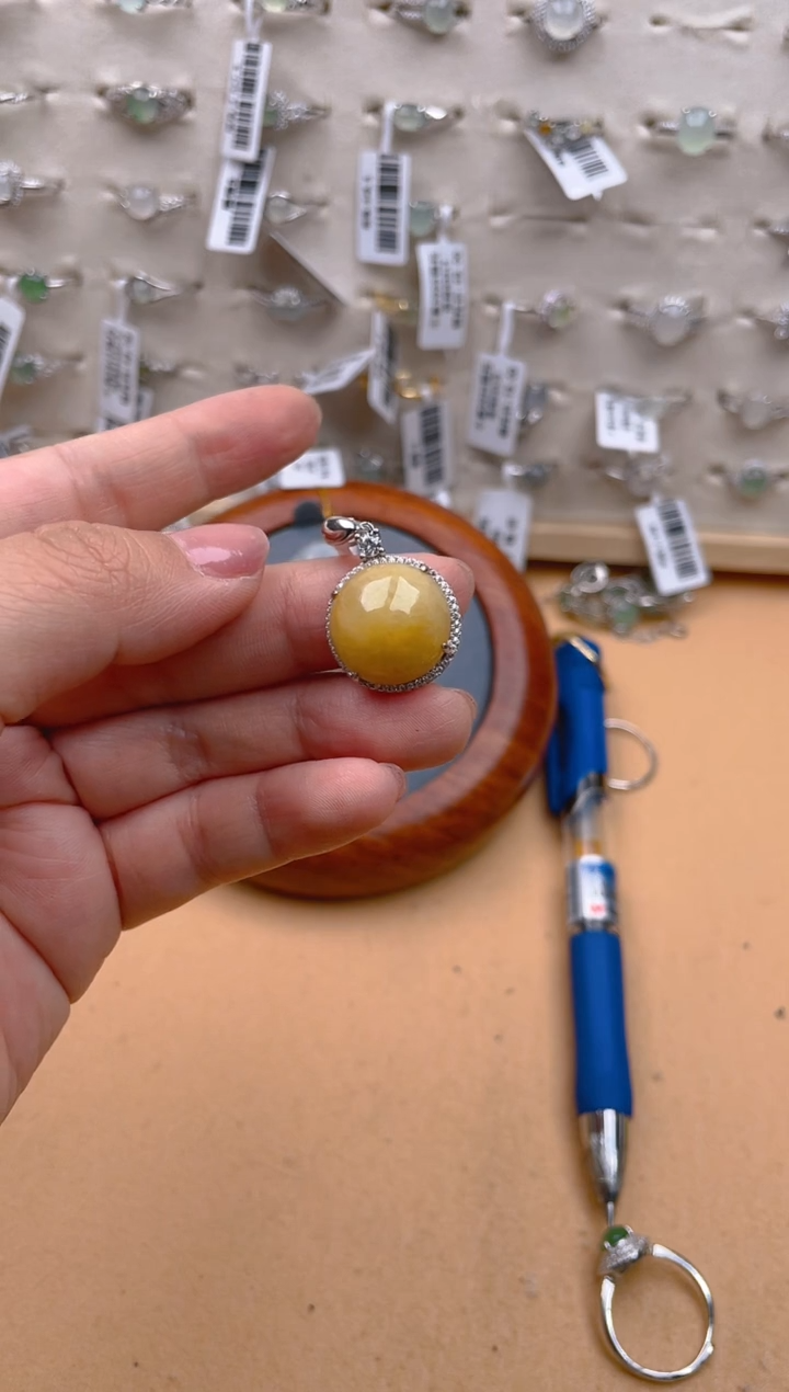 【闪购商品】翡翠吊坠(不含链)银S925镶嵌111111