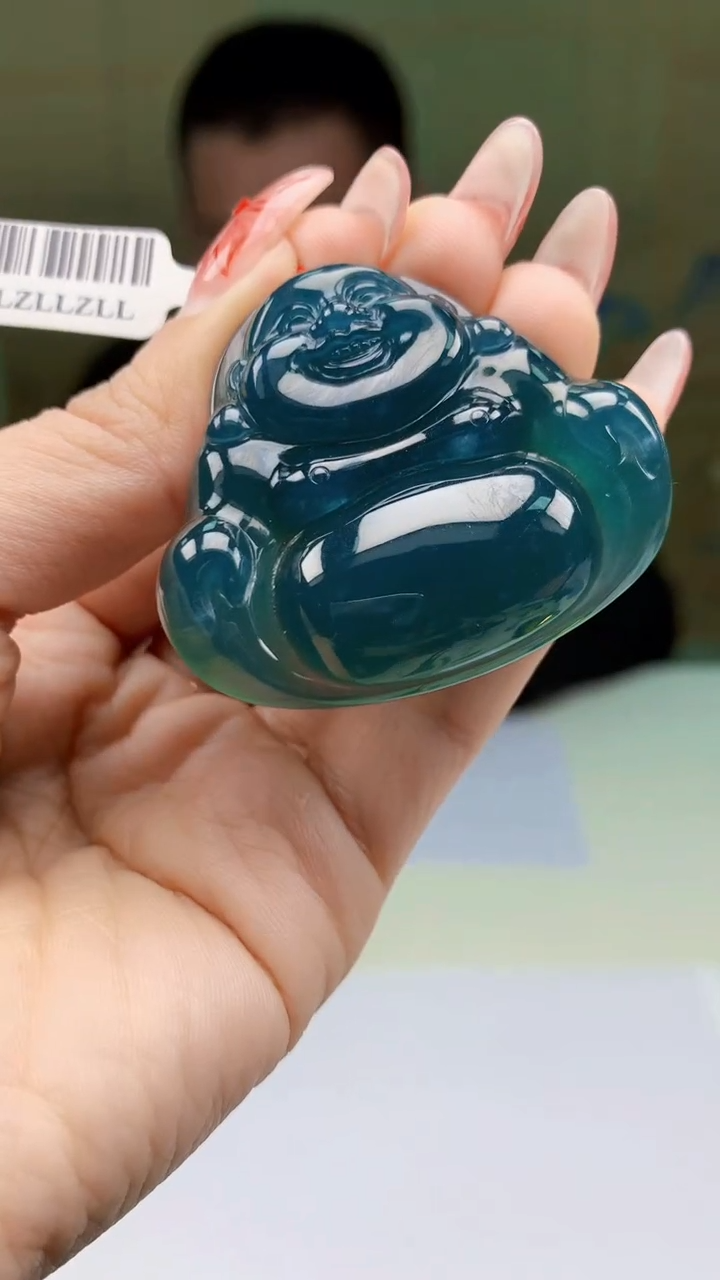 【闪购商品】定制翡翠未镶嵌4812ty-毛货挂件110