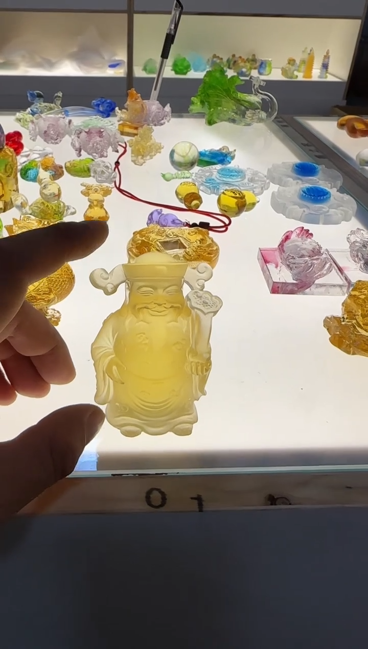 手工艺品琉璃小财神
