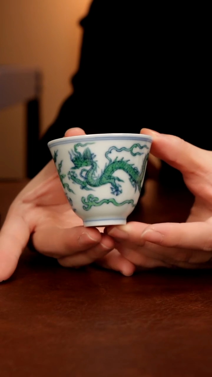 景德镇瓷器，青花瓷手绘茶具~