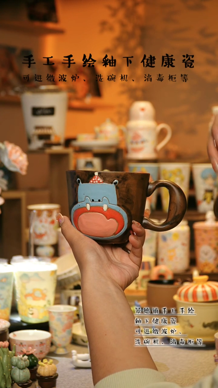 【闪购商品】杯景德镇高温釉下彩&A426