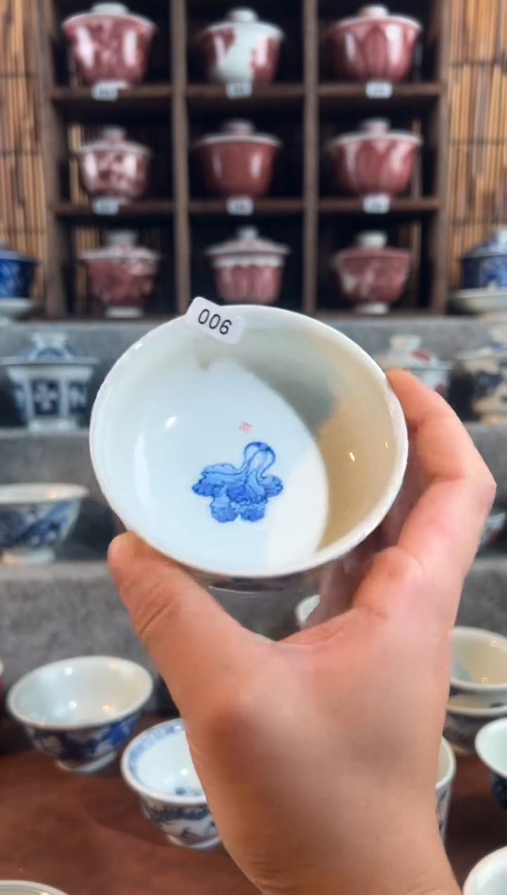 【闪购商品】006天禄言瓷白彩杯子